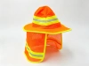Black non-woven fabric disposable net cap, strip-shaped Christmas hat, canvas plush pumpkin shaped, summer outdoor sun protection hat, sanitation hat, night reflective fisherman hat, men's and women's sun protection and UV-blocking fishing hat Application Scenario